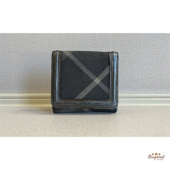 Authentic BURBERRY Shimmer Check Bifold Wallet - Picture 3 of 12